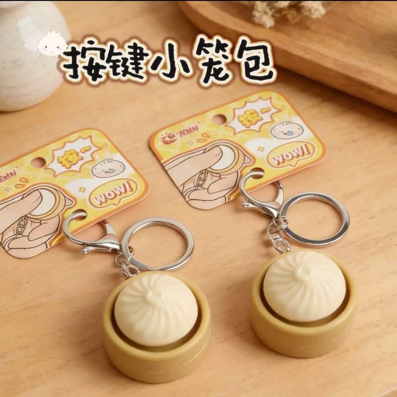 Car Accessories Bunnings - Longfengdou Simulated Squeeze Steamed Bun Keychain
