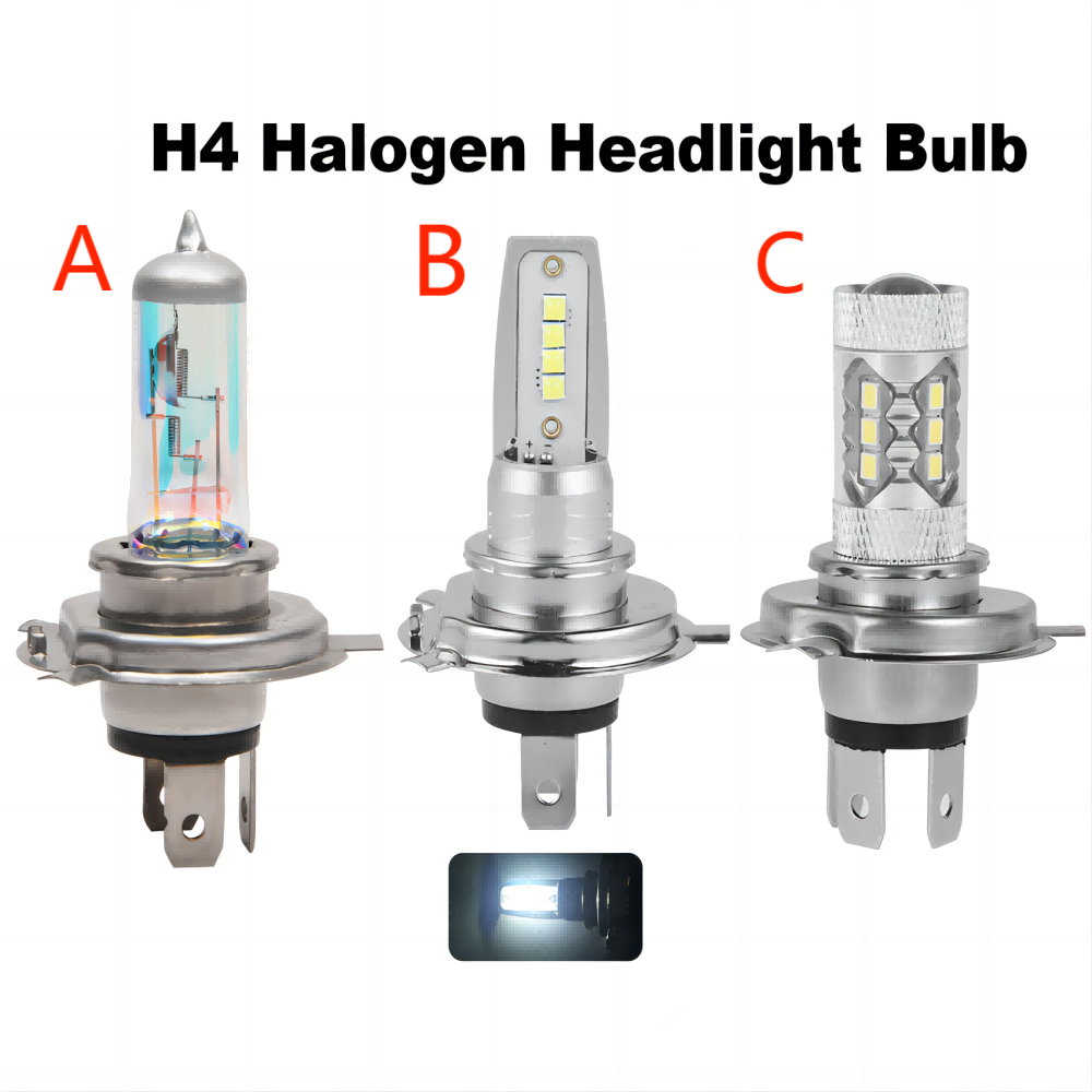 Accessories Car Near - 1/2 Pcs H4 Halogen Headlight Bulb