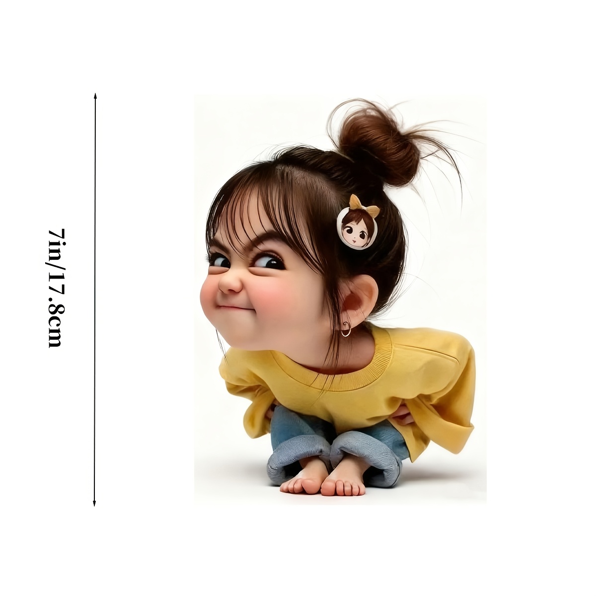 Cute Messy Bun Funny Expressio - Car Accessories Bunnings 评论和价格