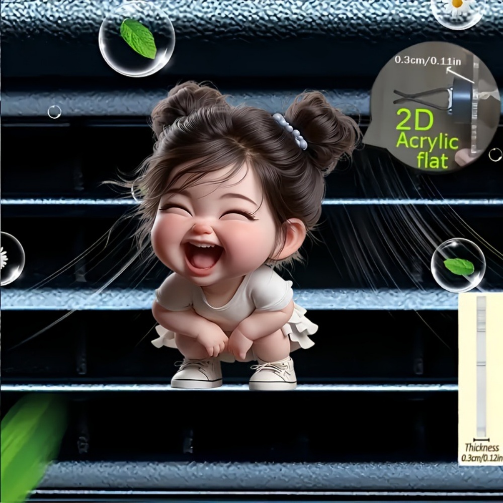 5pcs Double Bun Smile Chibi Li - Car Accessories Bunnings 评论和价格