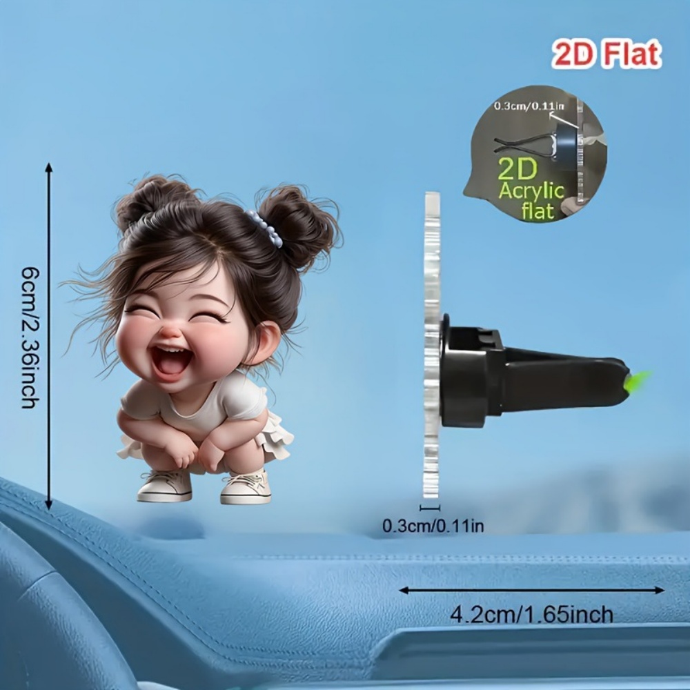 5pcs Double Bun Smile Chibi Li - Car Accessories Bunnings 评论和价格
