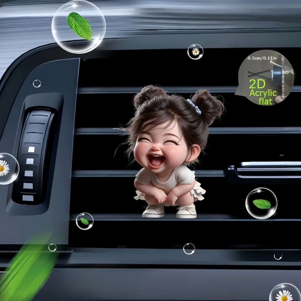 5pcs Double Bun Smile Chibi Li - Car Accessories Bunnings 评论和价格