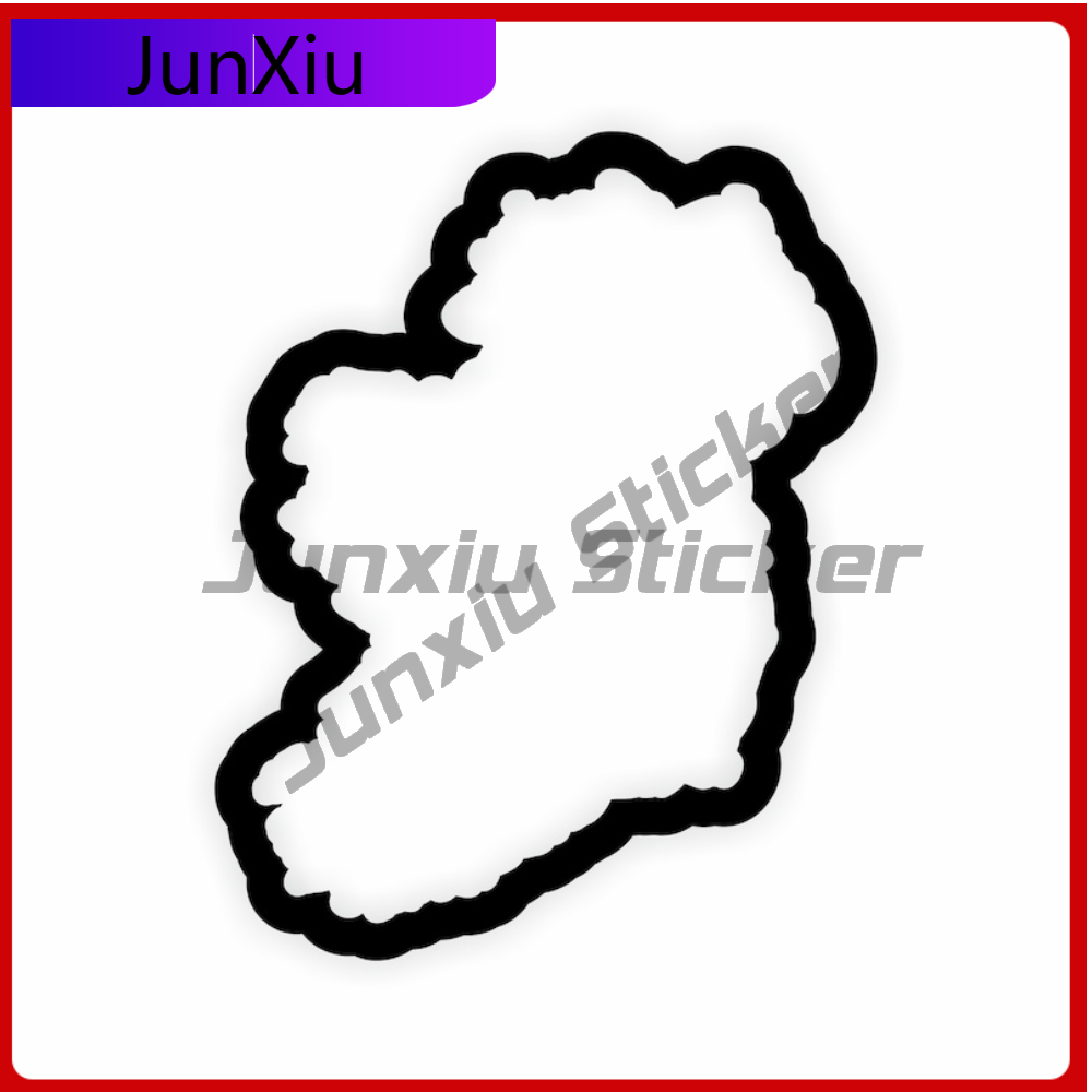 Ireland Outline Sticker High Q - Car Accessories Ireland 评论和价格