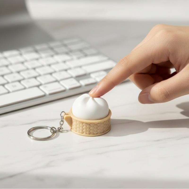 Colorful Bun Clicker Keychain  - Car Accessories Bunnings 评论和价格