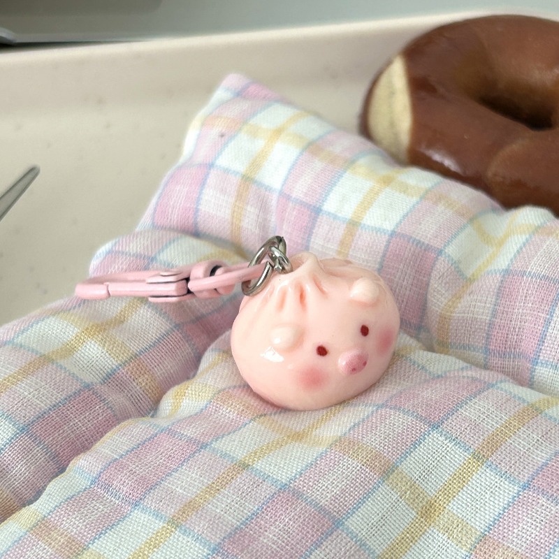 Kawaii Mini Steamed Bun Keycha - Car Accessories Bunnings 评论和价格