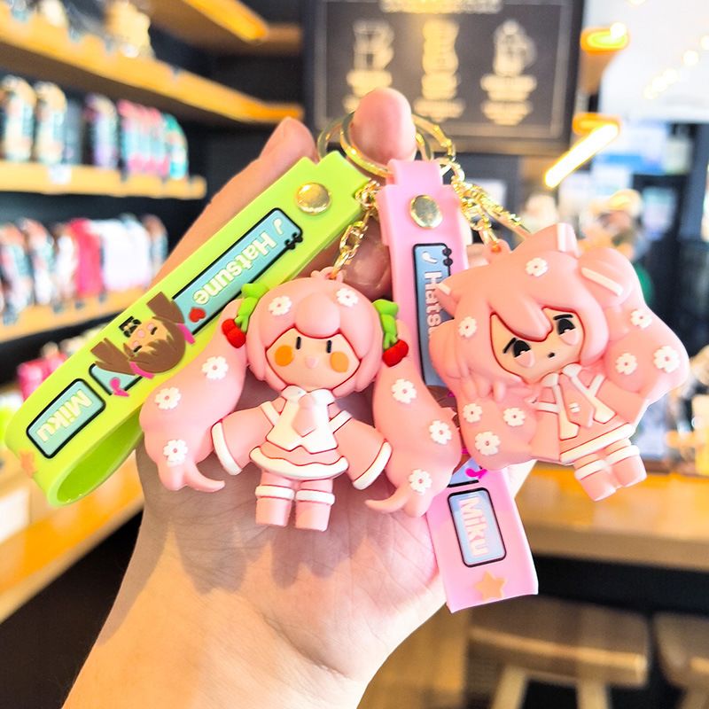 Hatsune Miku Keychain Cartoon  - Car Accessories Company 评论和价格