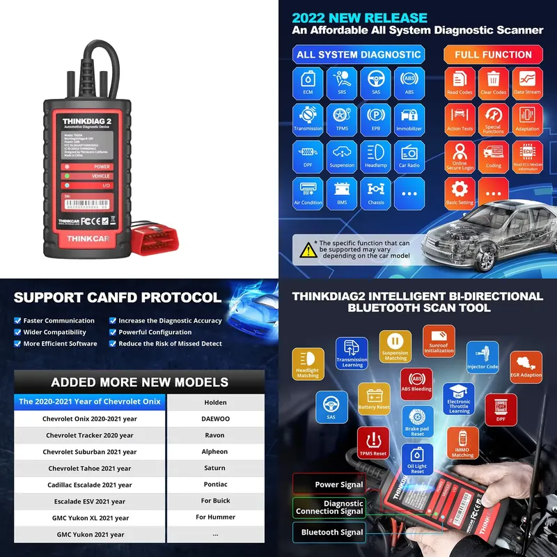Thinkdiag 2 Diagnostic Tool OB - Obd2 Scanner 评论和价格