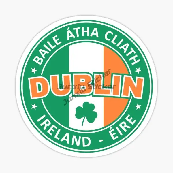 Ireland Flag Luck Clover Badge - Car Accessories Ireland 评论和价格