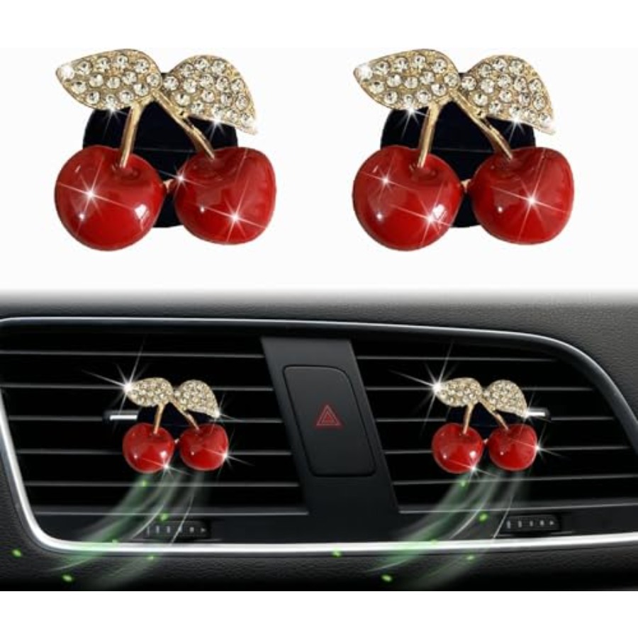 2Pcs Cherry Car Air Vent Fresh - Car Air Freshener Vent 评论和价格