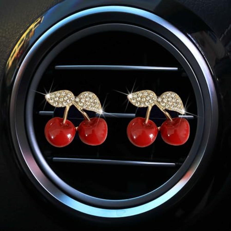 2Pcs Cherry Car Air Vent Fresh - Car Air Freshener Vent 评论和价格
