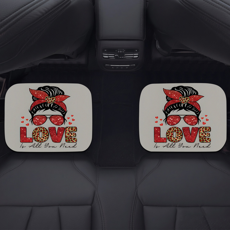 4Pcs Car Floor Mats, Messy Bun - Car Accessories Bunnings 评论和价格