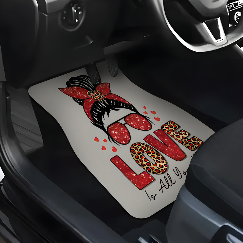 4Pcs Car Floor Mats, Messy Bun - Car Accessories Bunnings 评论和价格