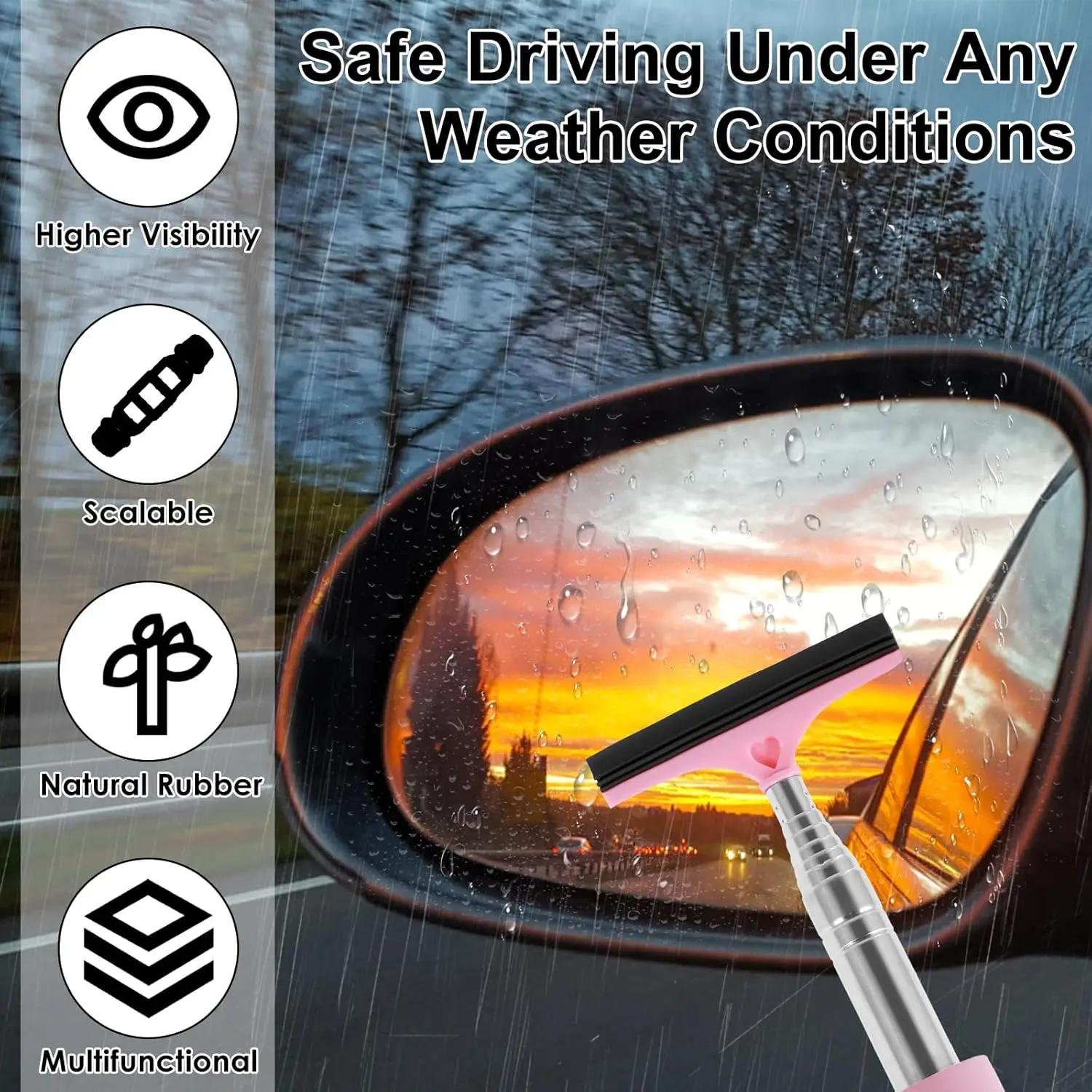 Rearview Mirror Windscreen Wip - Car Accessories Company 评论和价格