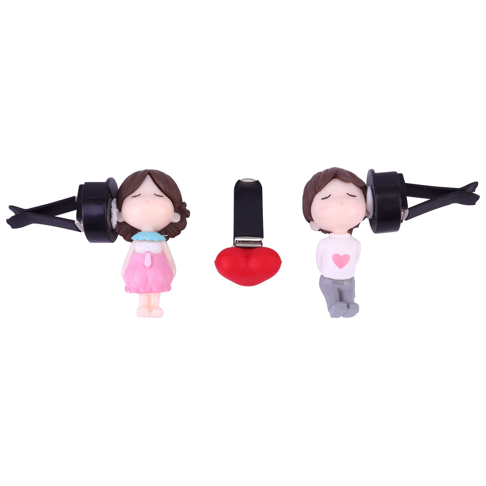 1Set Cute Couple Design Car Ar - Car Air Freshener Vent 评论和价格
