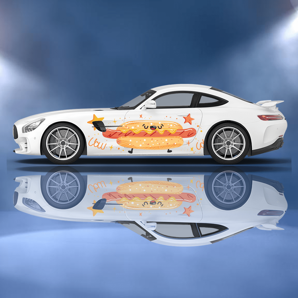 Funny Cartoon Hot Dog Bun Car  - Car Accessories Bunnings 评论和价格