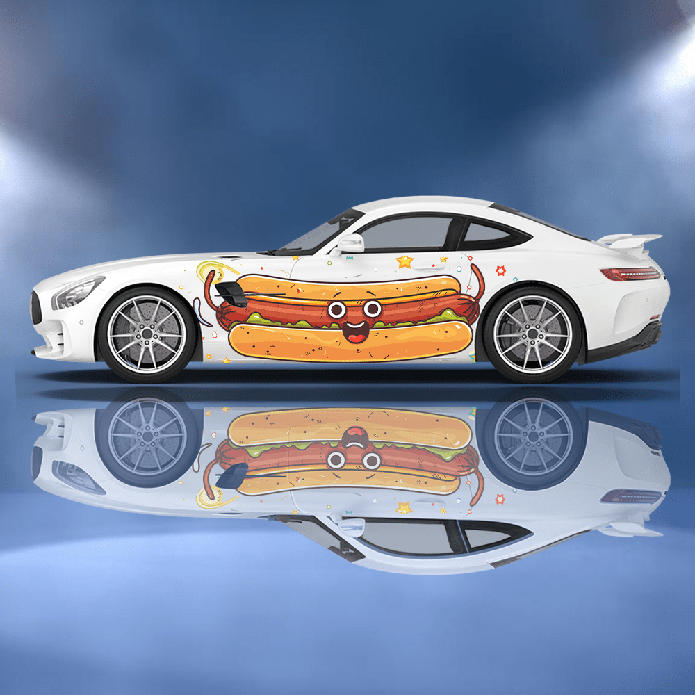 Funny Cartoon Hot Dog Bun Car  - Car Accessories Bunnings 评论和价格