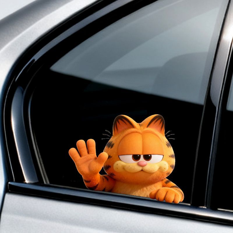 Garfield anime cartoon cute fu - Car Accessories Company 评论和价格