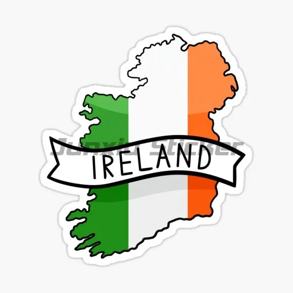 IRL Ireland Flag Map Four Leaf - Car Accessories Ireland 评论和价格