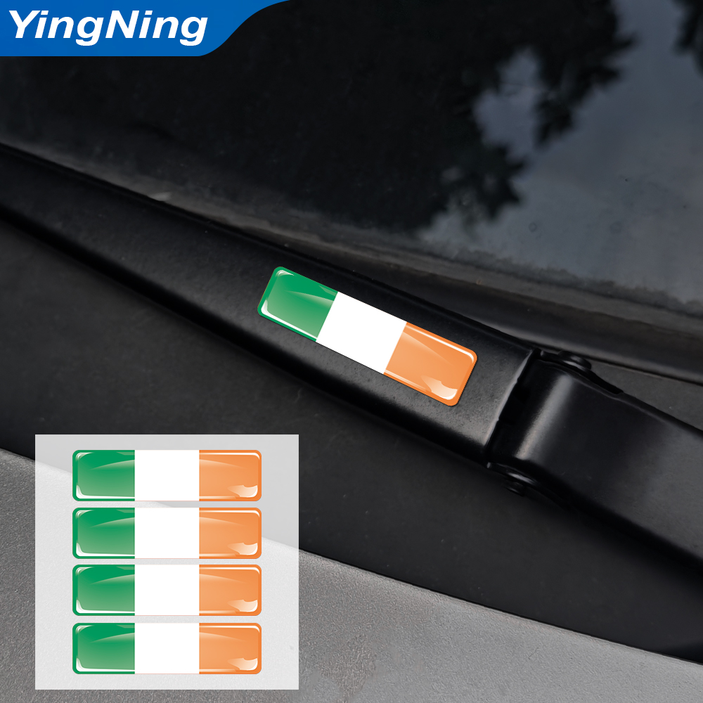 4Pcs Ireland Flag Car Sticker  - Car Accessories Ireland 评论和价格